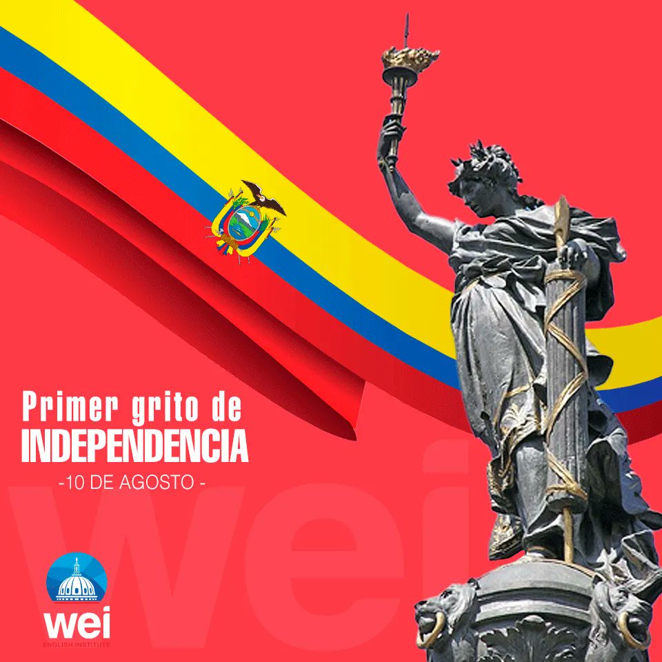 weiloja's tweet photo. Hoy celebramos el Primer Grito de Independencia de Ecuador, un pueblo de valientes que en pro de sus ideales buscaron hacer libre a nuestro País #10deagosto #primergrito #ecuador https://t.co/u6yvFsqTTv