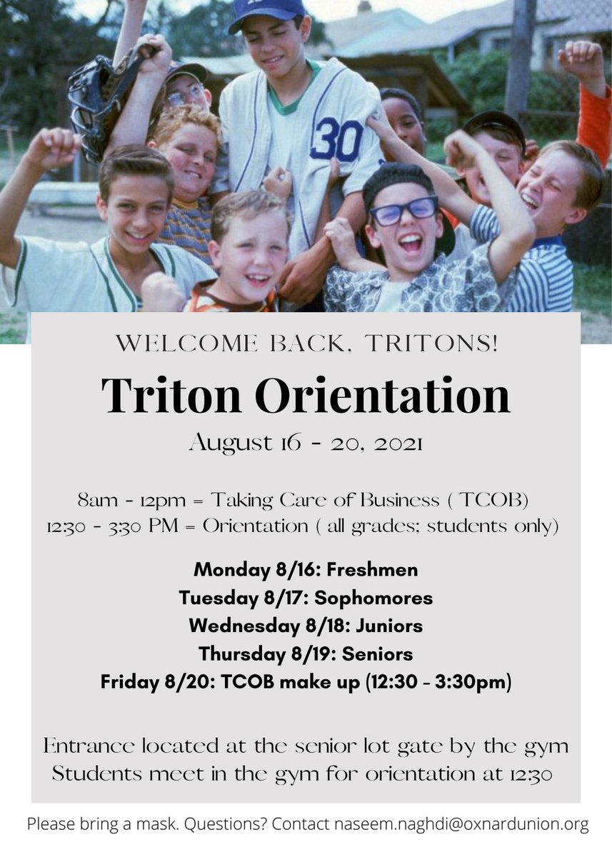 Who is ready for orientation?! We’re so excited to see your beautiful selves back on campus for Preview Week! 🔱💚