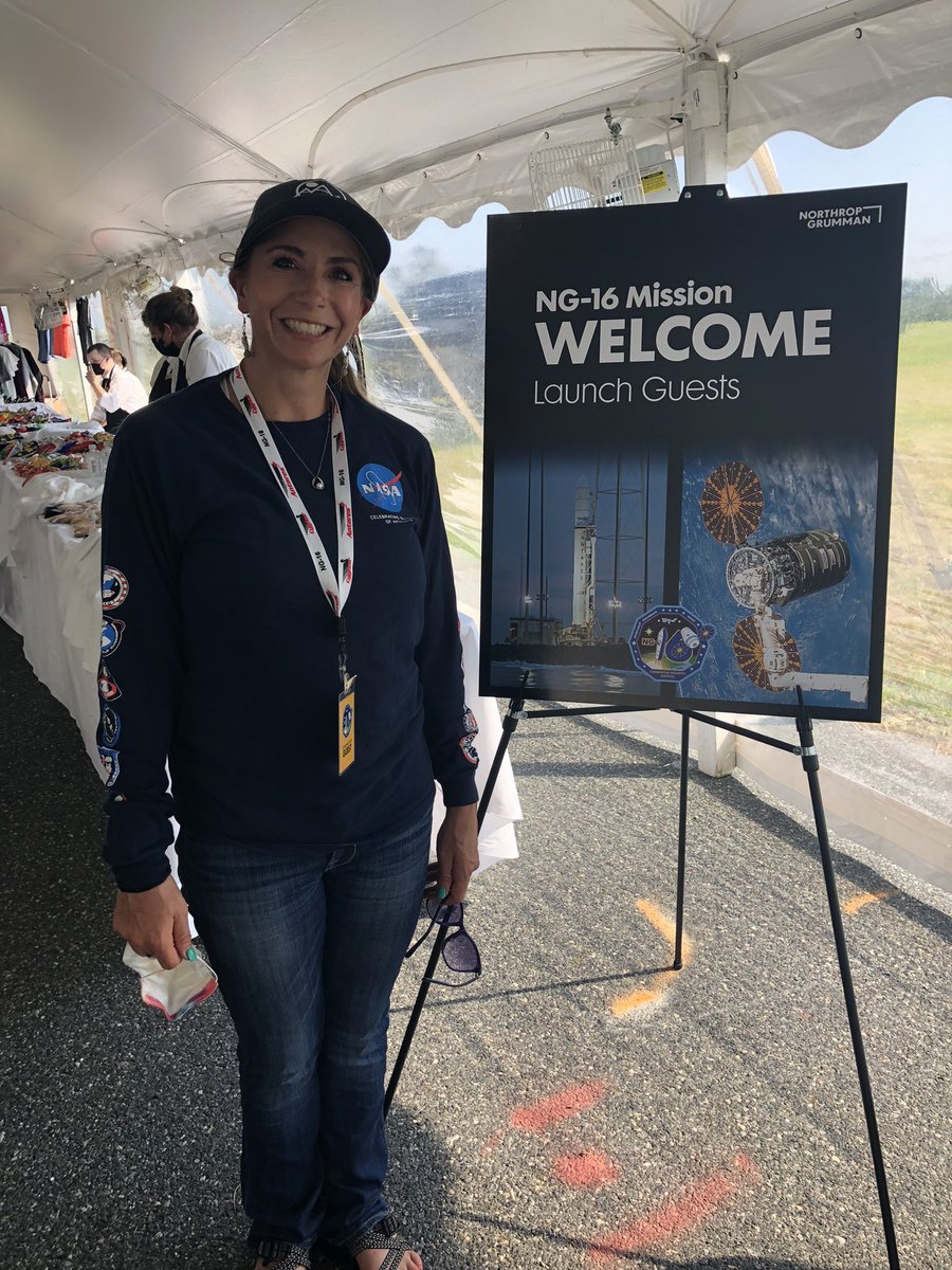 TheSpaceTeacher's tweet image. Just another #teachingadventure ! So grateful to be on the launchpad as  the  #cygnus is headed to resupply #ISS
3-2-1 #liftoff
 #nasasocial #asknasa #astronomyteacher #womeninstem #stemteacher 
 #nasasocial #asknasa #astronomyteacher #womeninstem #rocket #spaceistheplace