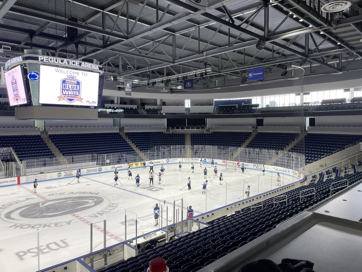 Cam had a great time with @PrimeHKY Blue / White camp this weekend. #BlueandWhiteCamp