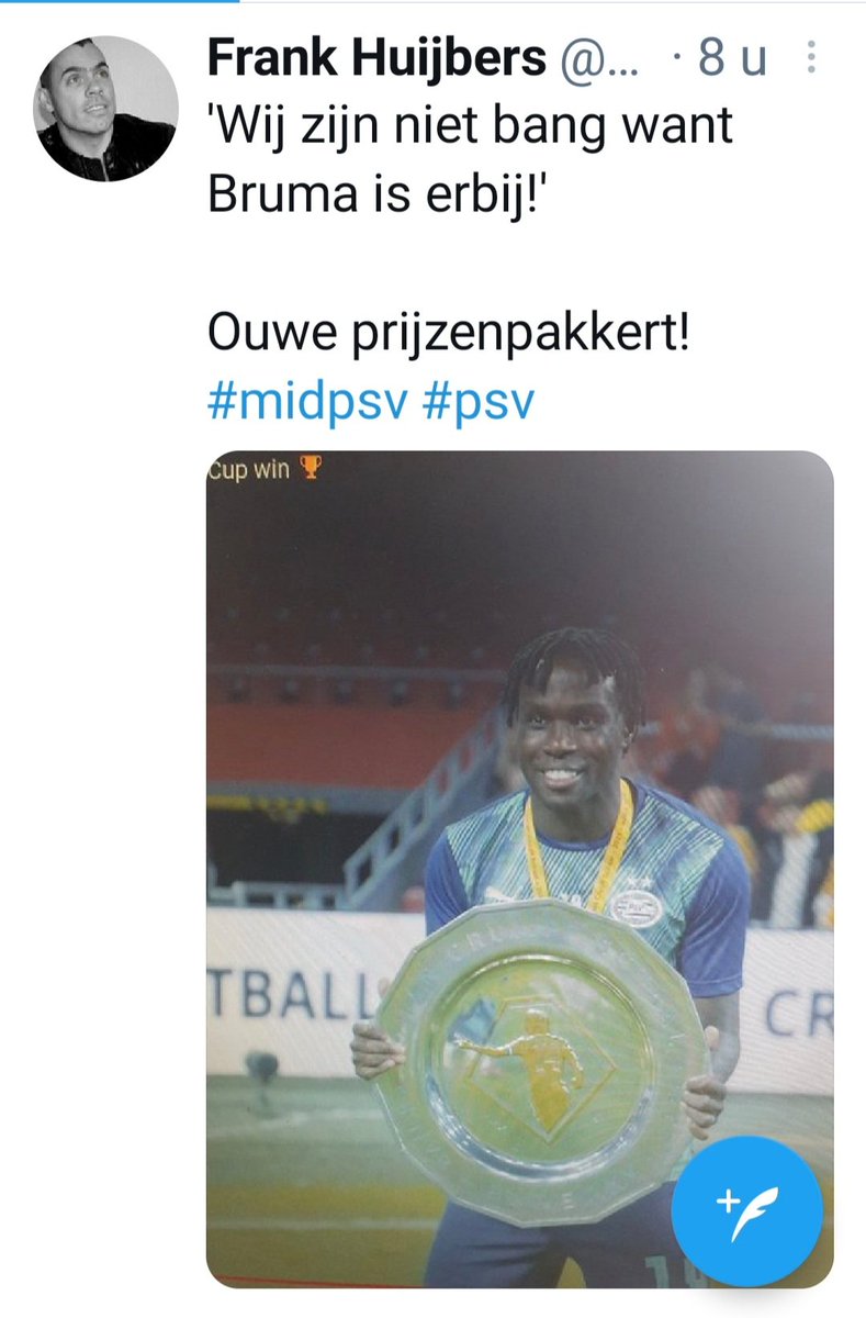 Frank_Huijbers's tweet photo. Ik had vanmiddag al zo'n voorgevoel. En dan heb ik niet eens Tarot kaarten gebruikt.  #midpsv https://t.co/1fpIvKakj5
