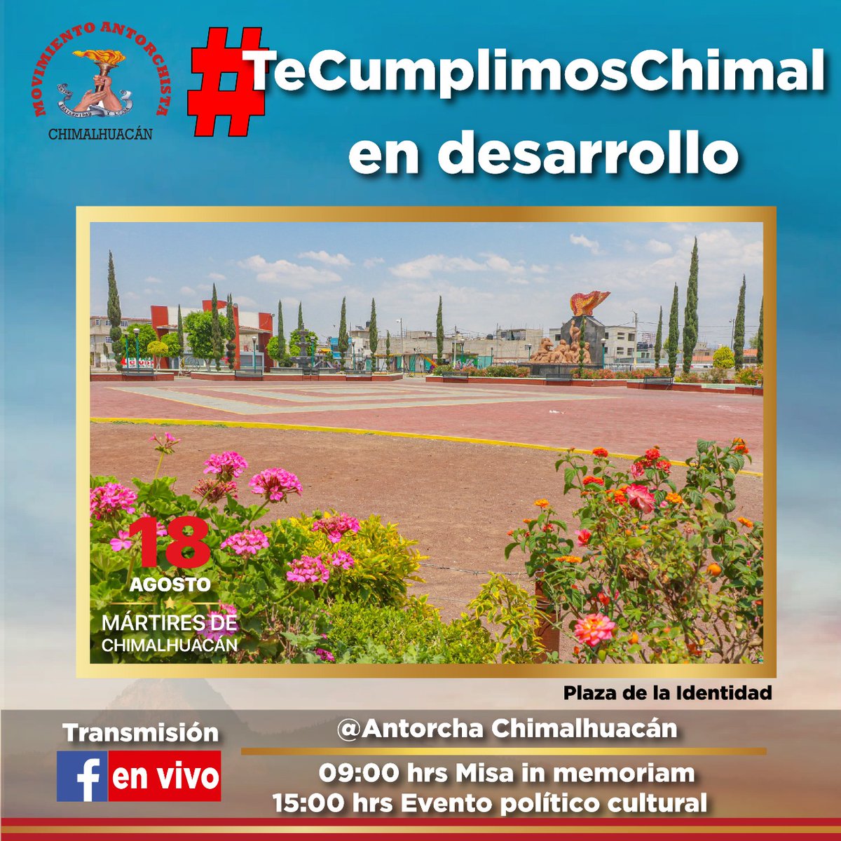 Iris Hernandez Acosta S Tweet Tecumplimoschimal Te Invitamos A Conocer Los Logros De Desarrollo Para Hacer De Chimalhuacan Un Lugar Digno Para Vivir En 21 Anos De Gobiernos De Antorchachimal Nos Vemos