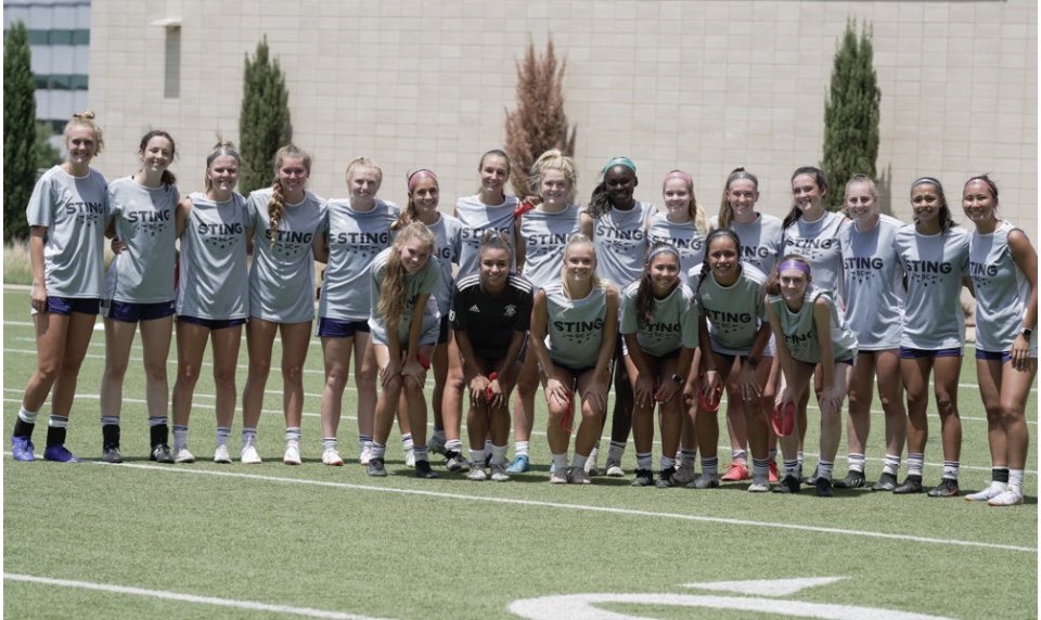 StingECNL04's tweet photo. ⚽️Day 5️⃣ of preseason training camp, 8️⃣ sessions✅. Girls are on 🔥🔥🔥. READY for season to start‼️👊🏼⚽️ https://t.co/FcL032pLSD
