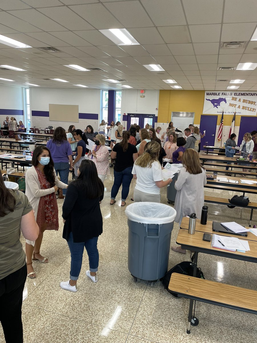 Love to see teachers collaborating during back to school PD! <a href="/MarbleFallsISD/">Marble Falls ISD</a> <a href="/ColtElementary/">Colt Elementary</a> <a href="/SpicewoodE/">Spicewood Elementary</a> <a href="/MFEnews/">MFElementary</a> <a href="/HighlandLakesEl/">Highland Lakes Elem</a>