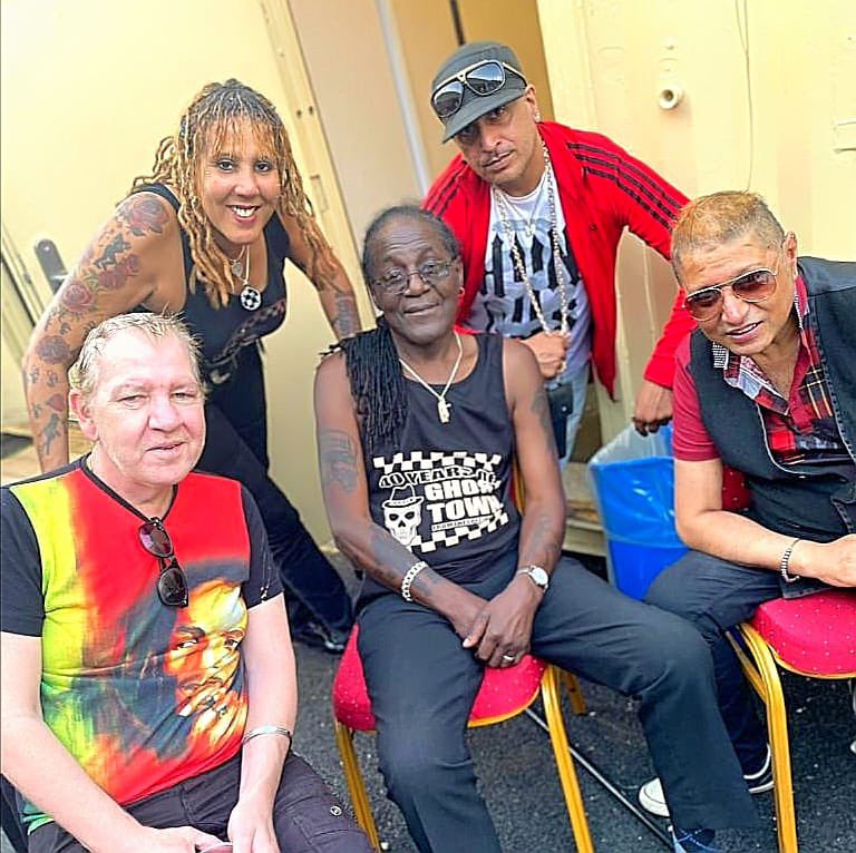 The crew. Legend Neville Staple Harry Singh Hmc Christine Sugary Staple awesome day and performance