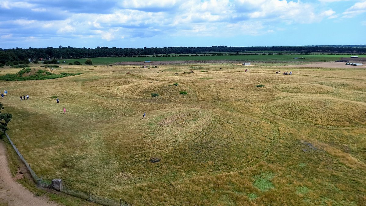 Saschaloske's tweet photo. Sutton Hoo. An intense landscape. 
@NT_SuttonHoo #Woodbridge #SuttonHoo #Suffolk #EdithPretty #BasilBrown #Saxon https://t.co/k51tdvwQ1c