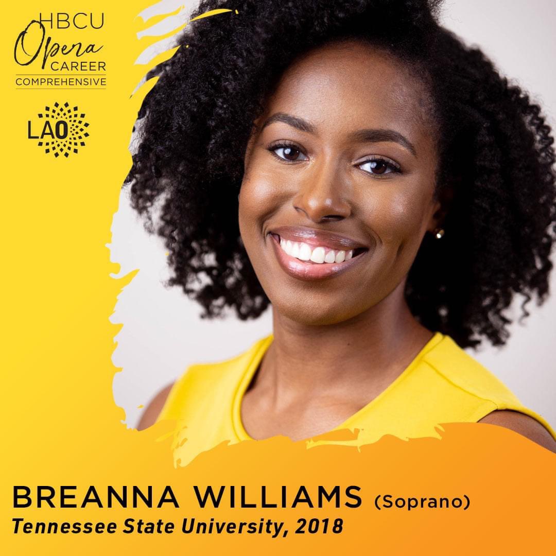 TSUBigBlueOpera's tweet photo. Congratulations to @TSUedu alumna, Breanna Williams, and @Fisk1866 student /@NashvilleOpera -#BigBlueFellow, Khalil McCarthy, on their selection to @LAOpera’s HBCU Opera Career Comprehensive! 

We’re so proud of you! https://t.co/XrxnUyAhuy