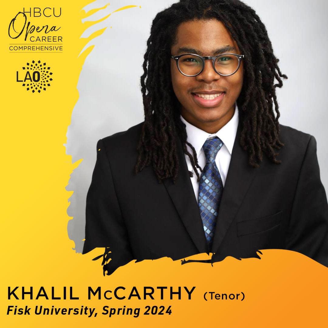 TSUBigBlueOpera's tweet photo. Congratulations to @TSUedu alumna, Breanna Williams, and @Fisk1866 student /@NashvilleOpera -#BigBlueFellow, Khalil McCarthy, on their selection to @LAOpera’s HBCU Opera Career Comprehensive! 

We’re so proud of you! https://t.co/XrxnUyAhuy
