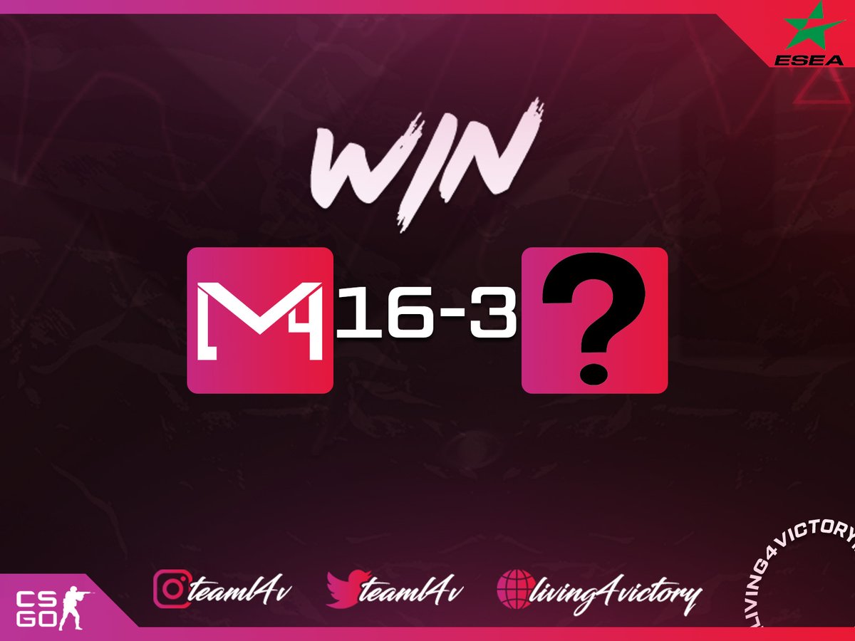 ESEA Open Season 38'de üçüncü maçımızı Rainforest (rainF) takımına karşı dust2 haritasında 16-3 kazanarak seriyi 3-0'a getirdik. Tebrikler takım! LEEET'S GOOO! #goL4V #living4victory #csgo #esea