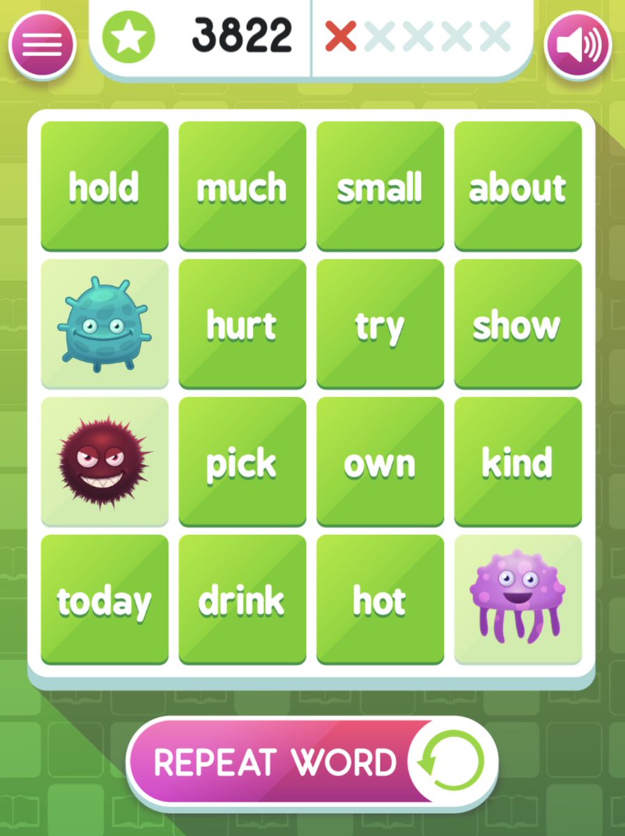 tweet "Children can practice sight word recognition with