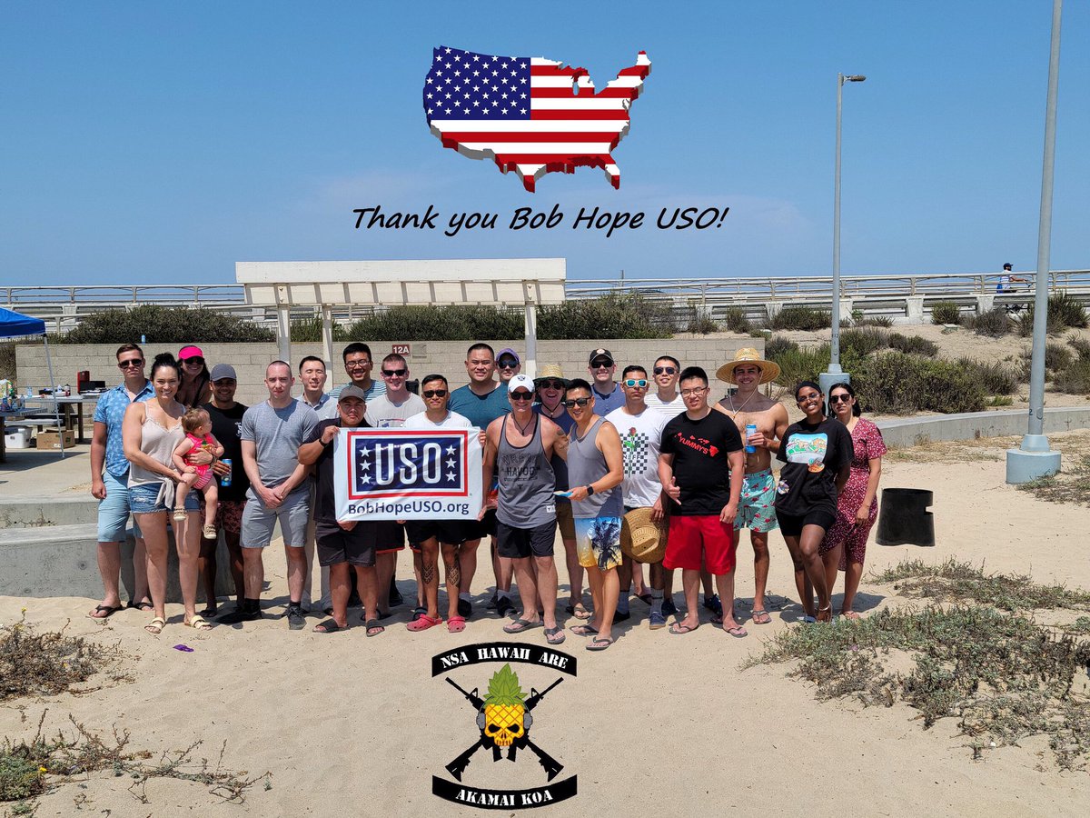 Bob Hope USO OC enjoyed a day at the beach supporting the NSA Hawaii Army Reserve Element during their Organization Day Beach Day fun after training. #betheforce