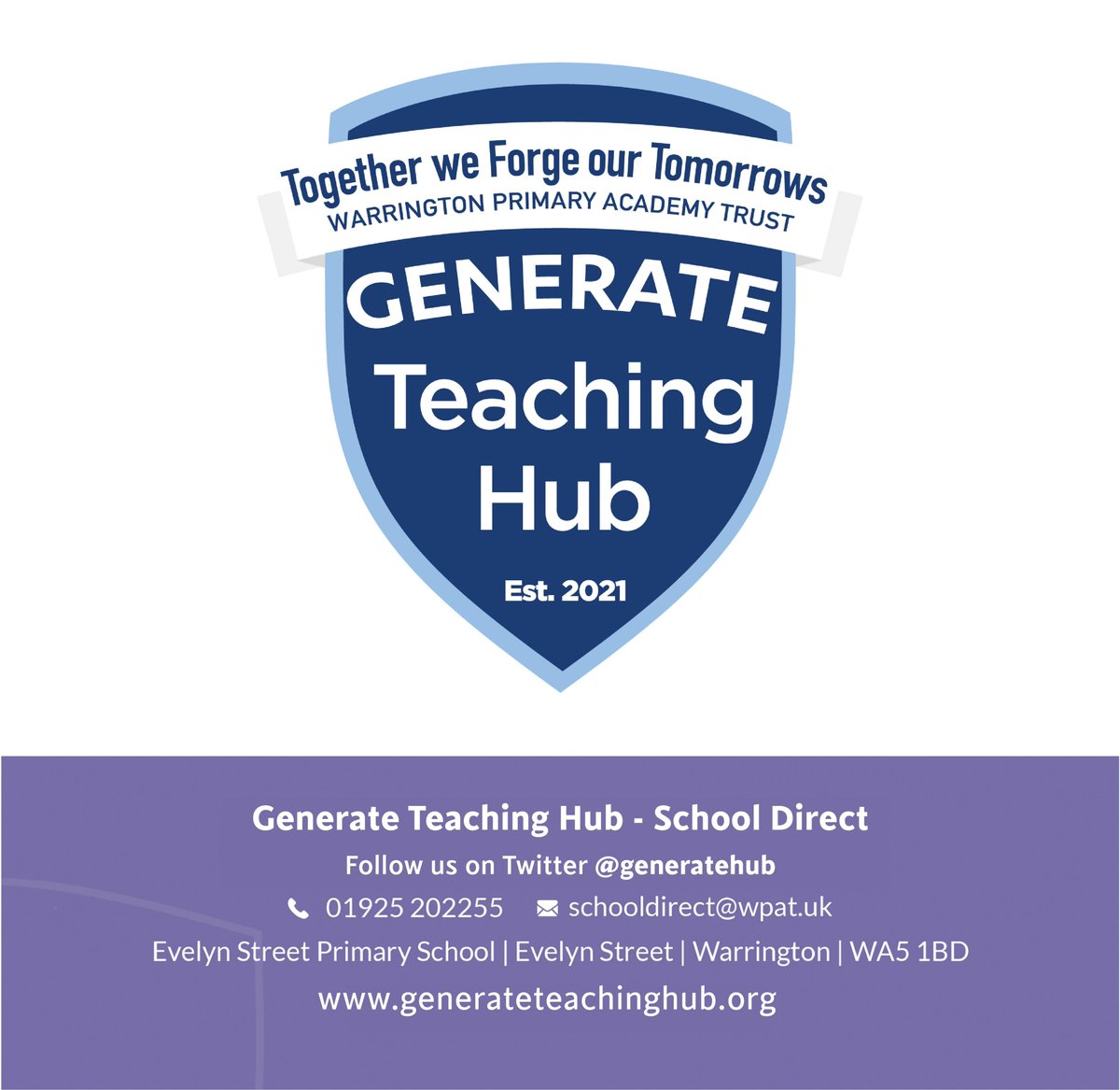 Generate Teaching Hub ia a newly formed service that will be responsible for supporting high quality teacher development at all stages of the teaching career to all schools in Halton, Warrington and Wigan Local Authority areas.

website:   generateteachinghub.org
<a href="/generatehub/">Generate Teaching Hub</a>