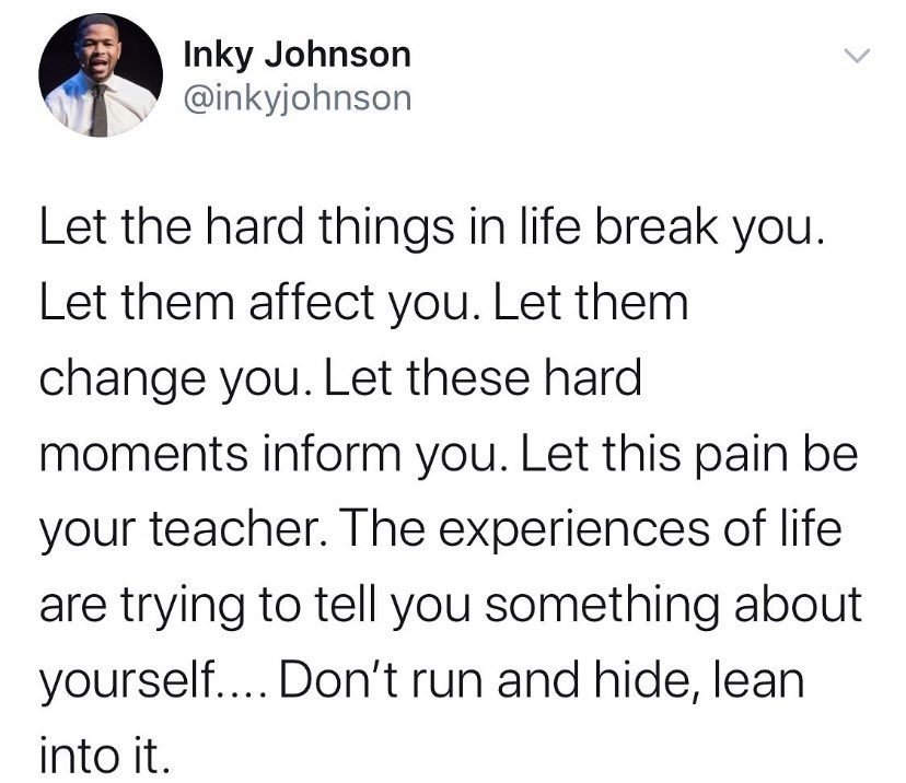 Lean into it!