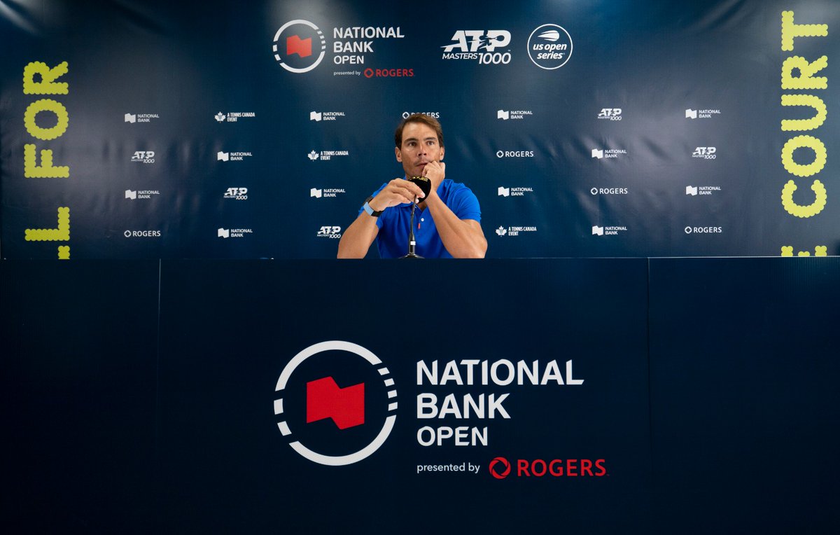 NBOtoronto's tweet image. “I really wanted to play here a lot, but now is the moment to make a decision, and this is unfortunately the decision that I have taken."

Rafael Nadal has unfortunately has to withdraw from #NBO21 due to left foot injury.