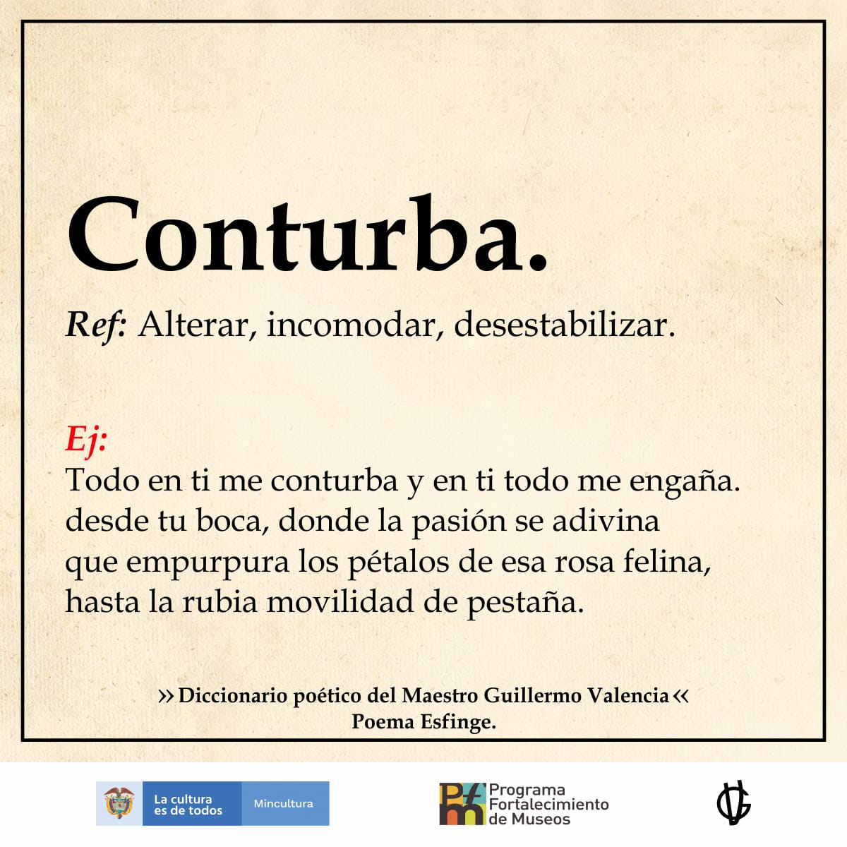 RedMuseosCauca's tweet photo. Diccionario poético Guillermo Valencia
#diccionariopoético
#sinpoesíanohayciudad
#poesíacolombiana
#poesiaenespañol https://t.co/9xT8oVtkTD