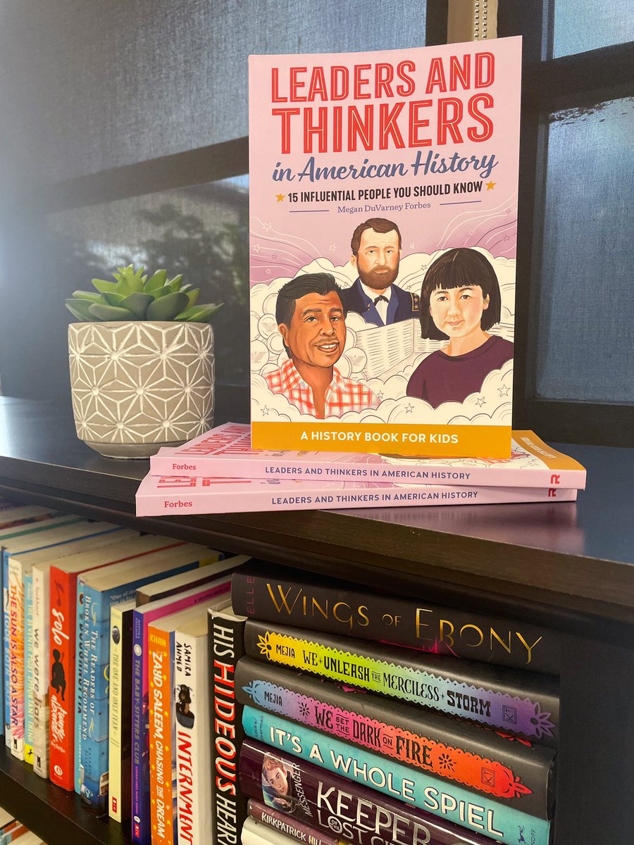 TooCool4MS's tweet photo. Pretty cool to have my own book in my classroom library this year! ⭐️ #leadersandthinkersinamericanhistory https://t.co/45KkoS9DFs