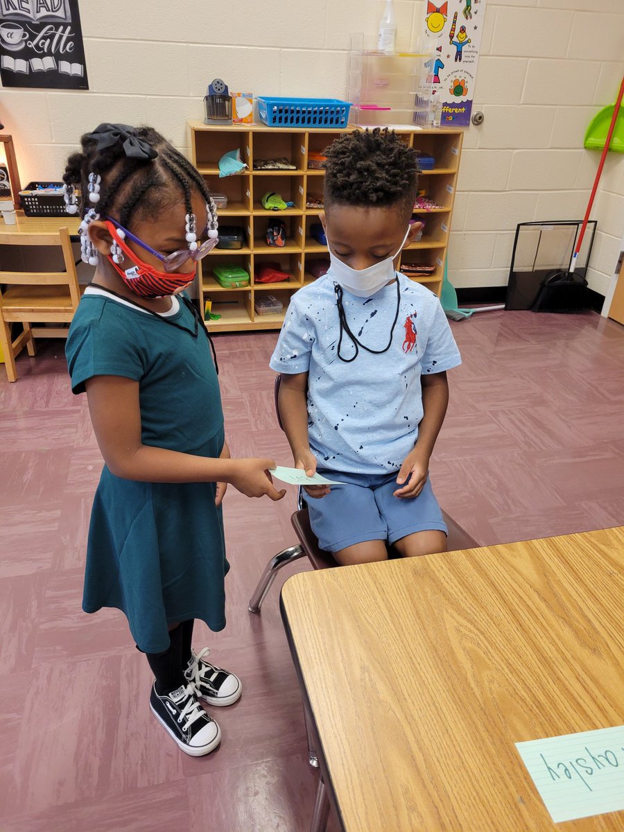 MrsManning517's tweet photo. Working on reading our friends' names and matching them to the right person
#WeAreRACERS #drivenbysuccess #RCE_HCS https://t.co/CiVjyHqOM0