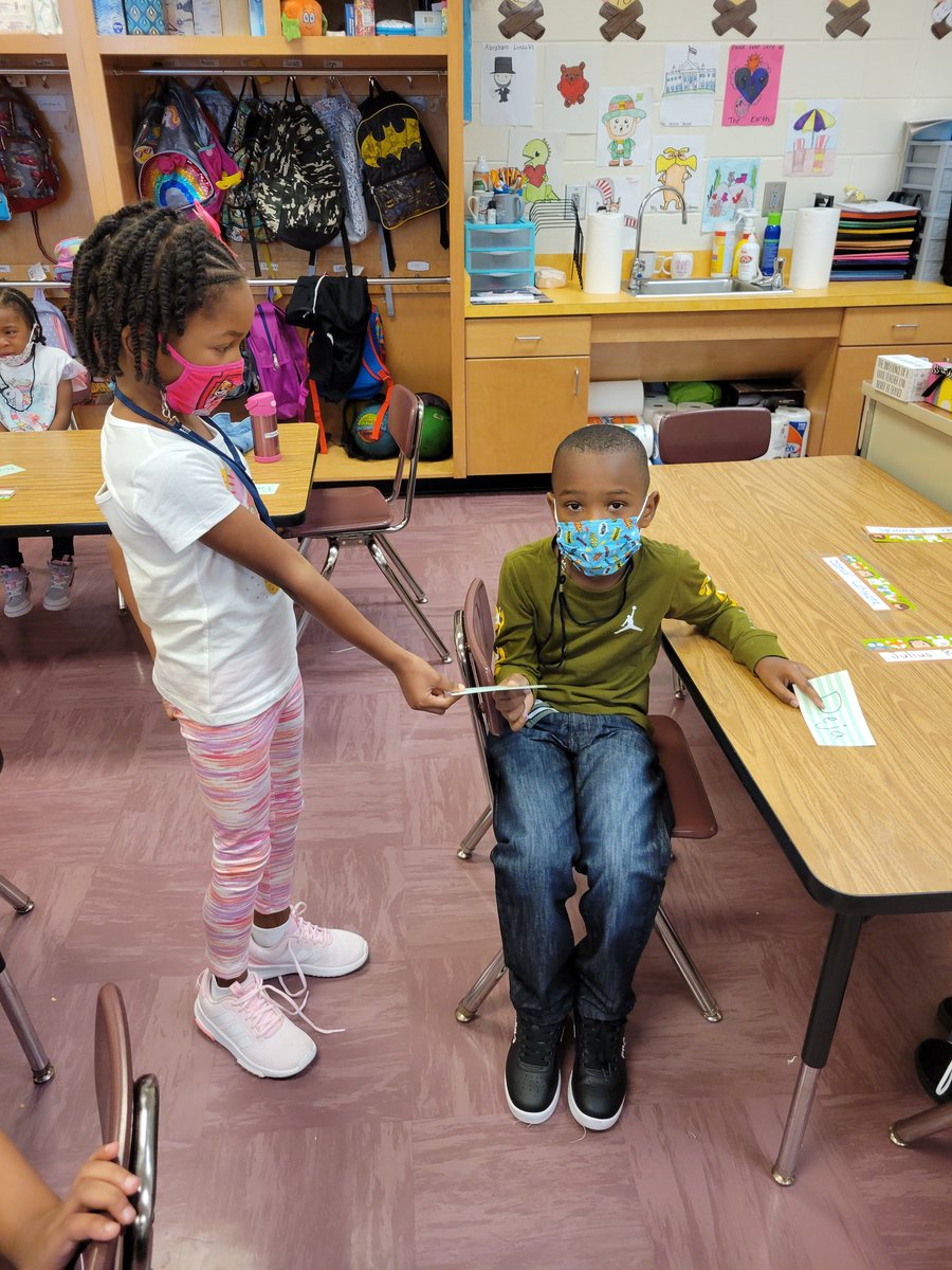 MrsManning517's tweet photo. Working on reading our friends' names and matching them to the right person
#WeAreRACERS #drivenbysuccess #RCE_HCS https://t.co/CiVjyHqOM0