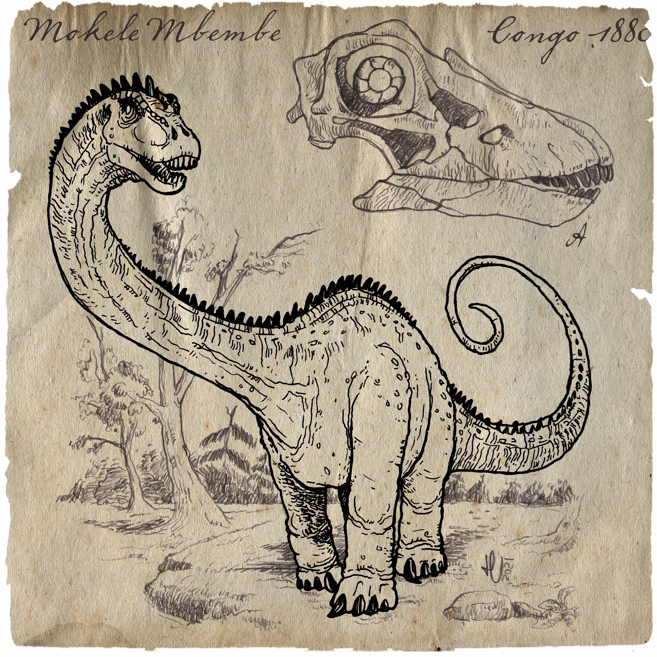 👽🌍 CRYPTID MOKELE-MBEMBE : r/aiArt