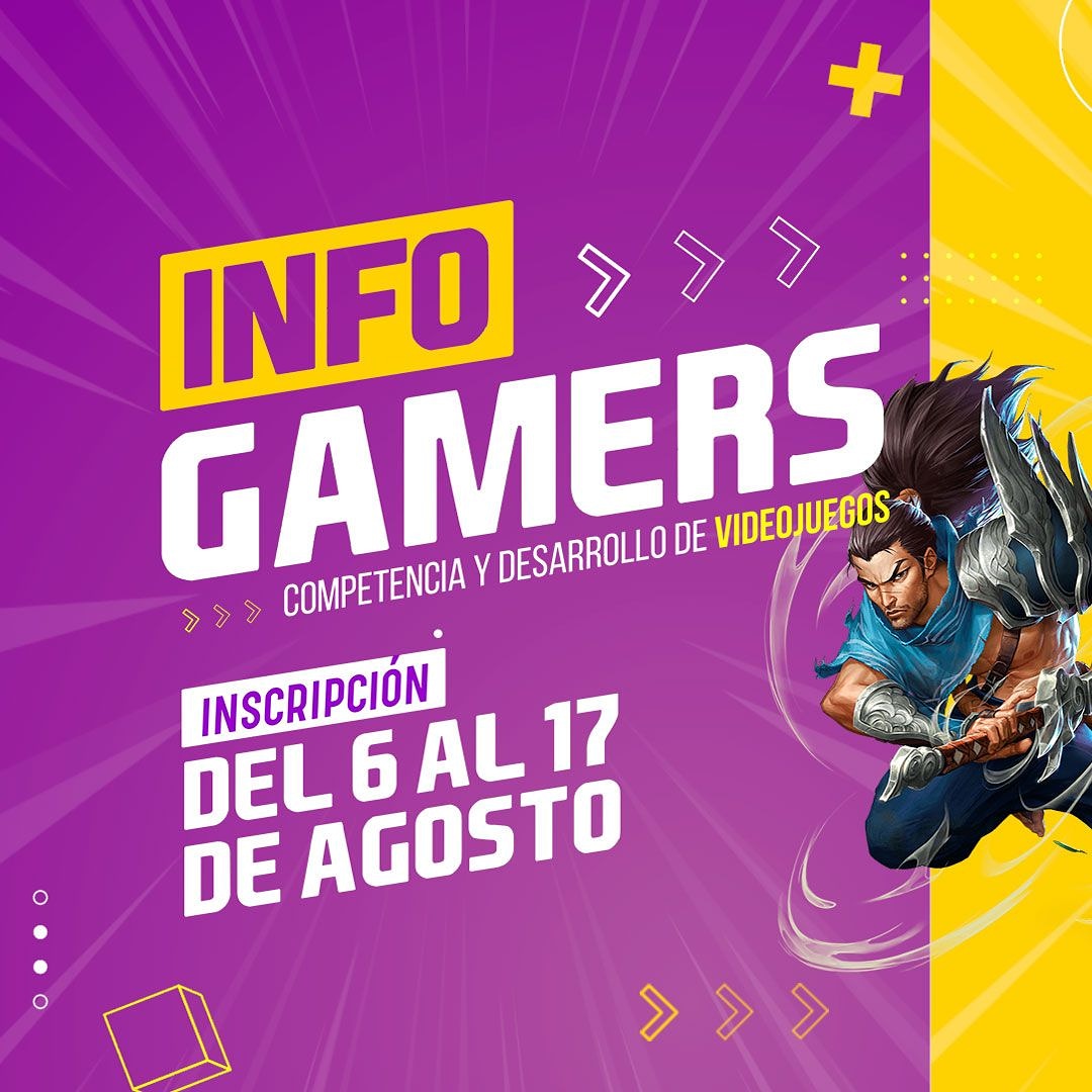 🔥¡INFOGAMERS ARRANCÓ CON TODO!

🚀¿Qué estás esperando para inscribirte?

InfoGamers, como todos los programas del Gobierno del Chaco es GRATUITO. 

Además 👇
👾 Online  
👾 Dirigido a +16 años de Chaco