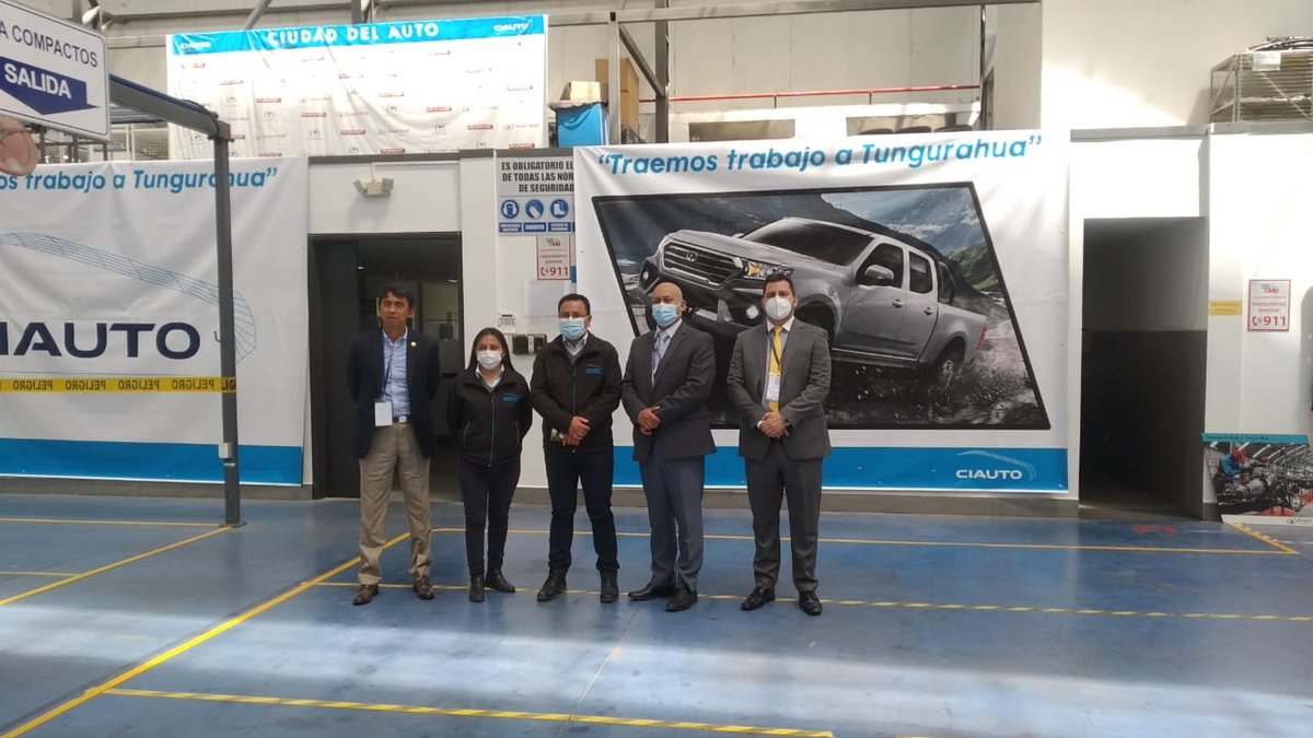 secap_ec's tweet photo. 🔹En #Ambato, el director ejecutivo del @secap_ec, @Washobarragan, junto a José Quispe, Director de zona 3, realizaron una visita a la ensambladora #CIAUTO, con el propósito de conocer las necesidades del sector industrial automotriz, para establecer una oferta de capacitación. https://t.co/5NJLUcmJFO