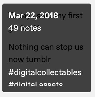 XCOPYART's tweet photo. the day @artnome bought my first attempt at cryptoart! 🙌 https://t.co/1zKUUnCXce