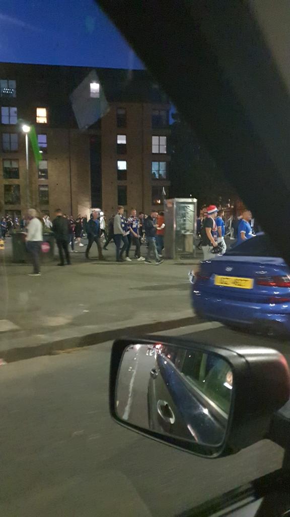 #ibrox #Malmo #Rangers #traffic think we went the wrong way