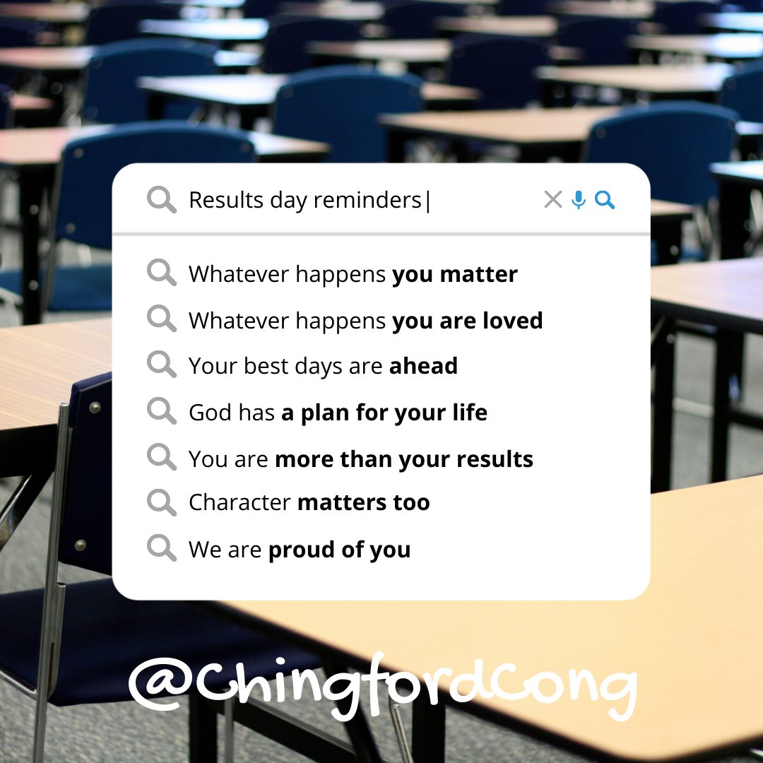 chingfordcong's tweet photo. For those getting results this week… #Chingford #examresults2021 #ALevelResults #gcseresults https://t.co/3iWn8sqrpn