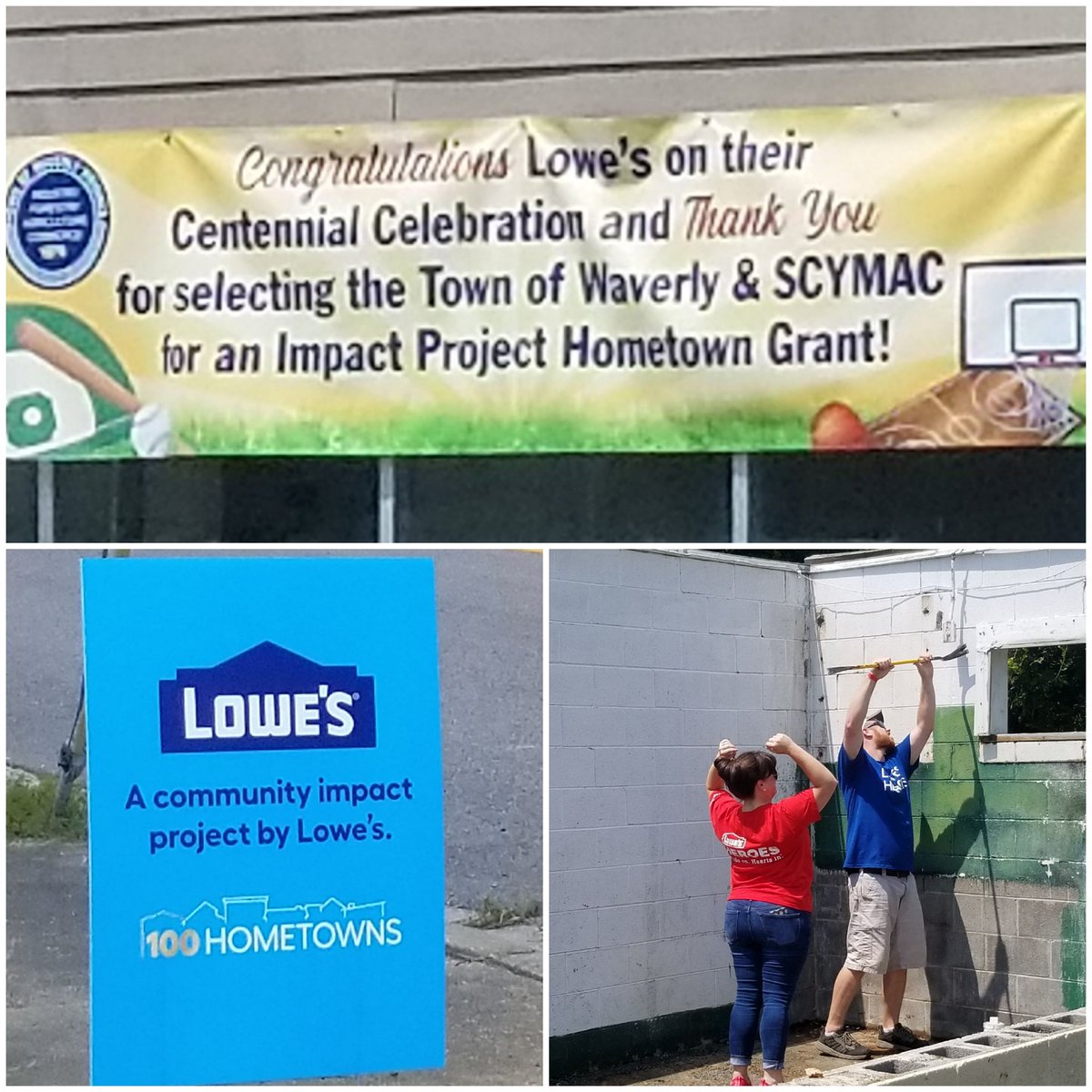 CharlesSt73's tweet photo. Honored that our Prince George,VA store was able to serve in one of our local communities selected for one of @Lowes #100Hometowns projects in #Waverly, VA!
HUGE turnout by #RedVests, local Officials, and community volunteers!
@D899_RVA @BenitoKomadina @BlueBoxR1 @lowes2918rva https://t.co/Z51qxoWmjO