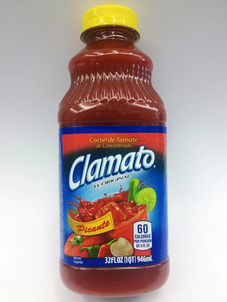 SethFromThe716's tweet photo. Can I add vodka, Worcestershire sauce, and celery to make a Bloody Mary with it, instead of just regular tomato juice?
#StupidClimateChangeQuestions
Wait... that's #StupidClamatoChangeQuestions. Sorry. Never mind. https://t.co/xRjY7fa59R