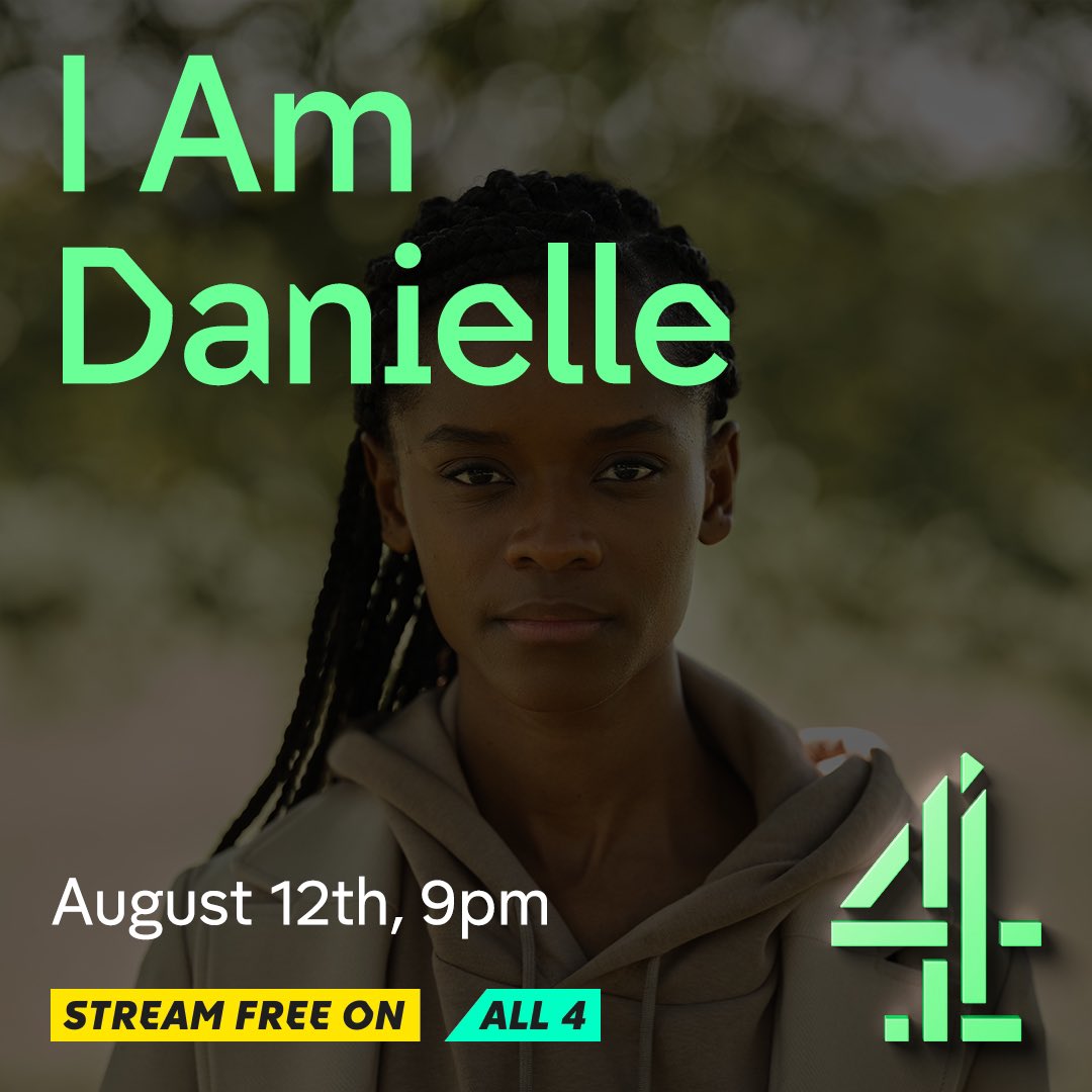 #IAmDanielle - 2nd @SavageDominic film in the acclaimed #IAm trilogy starring #LetitiaWright #CJBeckford <a href="/PHIABROWN/">SOPHIA BROWN</a> #SimonaBrown - Thursday 12th August 9pm <a href="/Channel4/">Channel 4</a>  &amp; stream on @All4