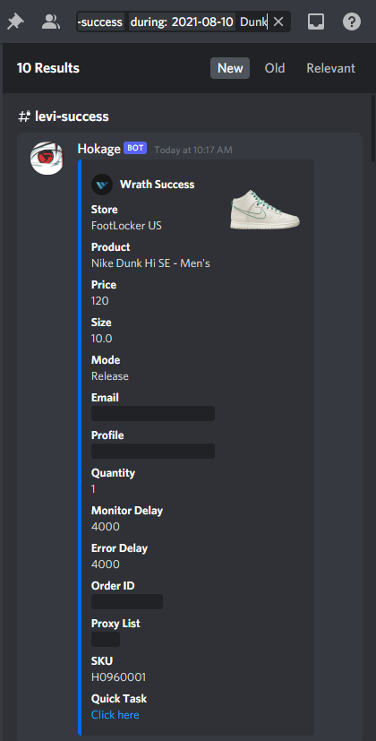 Levi_S3nP4i's tweet photo. Pretty good day today, about 40 checkouts in total including all releases. S/O @wrathsoftware @MEKRobotics 

G👑: @StepBroACO @polarchefs @TheNorthCop @forbiddengroup @Soleus @AMNotifyCA @CarbnIO 
P🌐: @PortalProxies @mushroomproxy @KermitProxies @UnknownProxies @Leafproxies https://t.co/q5ScPlkkki