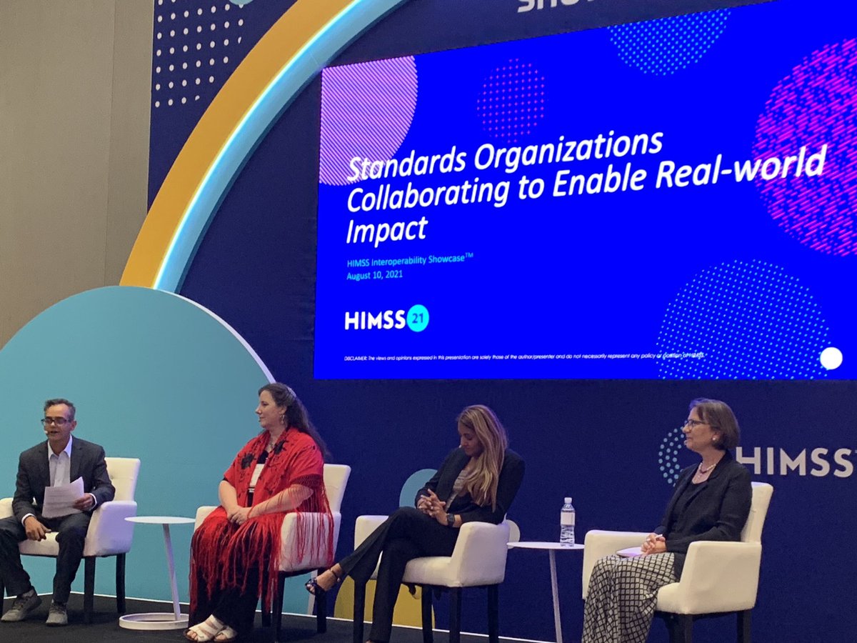 AdamBazer's tweet photo. Want to learn more about the real world implementation of health IT standards?  Check out this great panel with ⁦@anitasamarth⁩, ⁦@LoriFourquet⁩ and Mary Krantz #himss21 https://t.co/K0g1XRjRyU