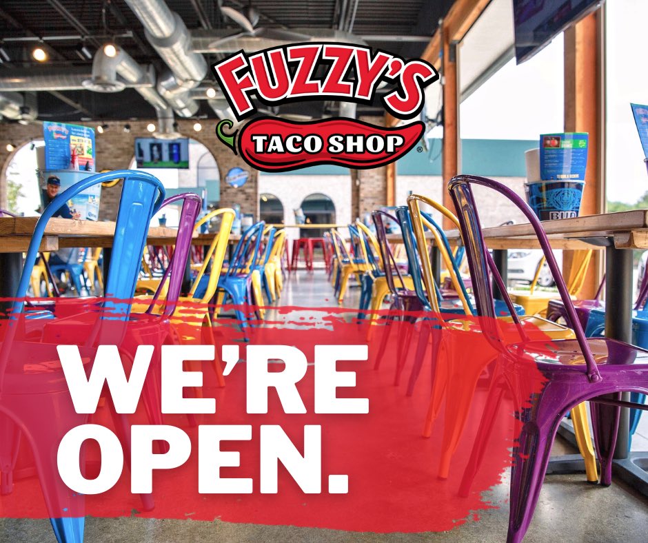 We wanted to let you know that our parking lot is under construction and there are still places for you to park to get some tacos and margs.