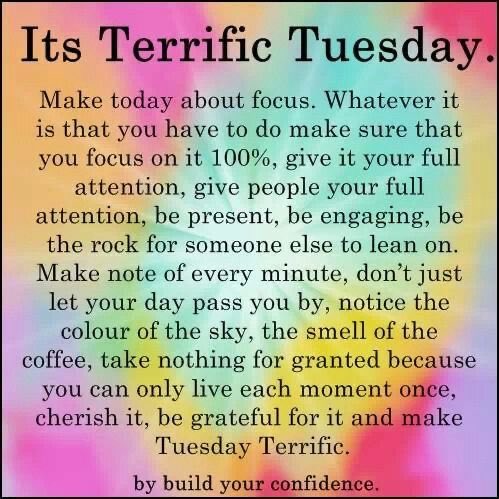 VickiMuseJ's tweet photo. I Pray you made a Terrific Tuesday on Purpose! https://t.co/dJxoHZSpEh