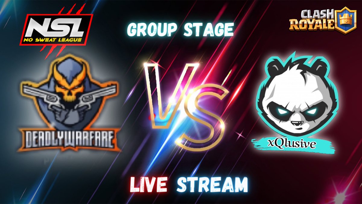 TeamxQlusive's tweet photo. Because of a little chocke we lost against Deadlywarfare in @NSL_CR . Hopefully we will still place for the next round. And keep our eyes on Face League!🐼 https://t.co/sScEILv7G8