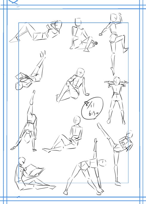 おはようございます☀️
今日も暑くなりそうですが
全力で引き籠ってお絵かき頑張りますぞ ٩( 'ω' )و 
#朝練60秒クロッキー 