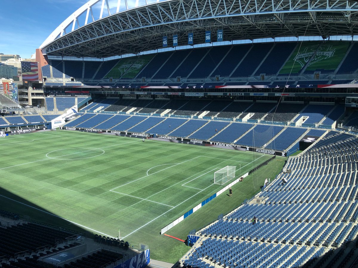 MitchB425's tweet photo. How about some more footy? Sounders FC v Tigres UANL in a Leagues Cup showdown. 7pm. And we get @hugo4burien back, alongside @britvoxus! https://t.co/AKCFA8hfKC