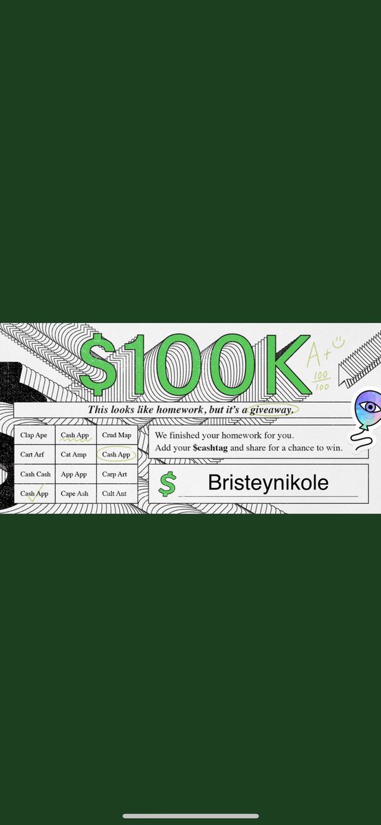 bristeynikole's tweet photo. @CashApp Help a mama out! #CashAppExtraCredit https://t.co/9JRgDnXHPP