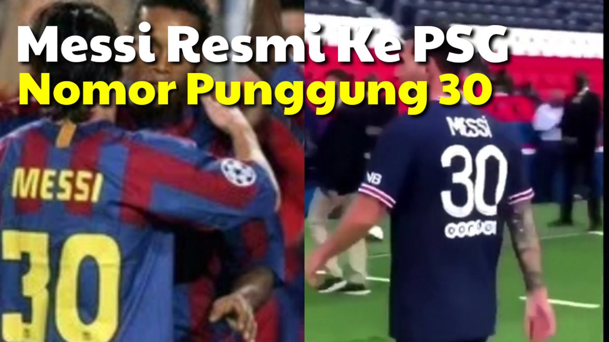 BroDave13's tweet photo. https://t.co/Ed8ZjeScIP

Messi resmi ke PSG dengan nomor punggung 30

#PSG #Messi https://t.co/QKuHUi1mC4