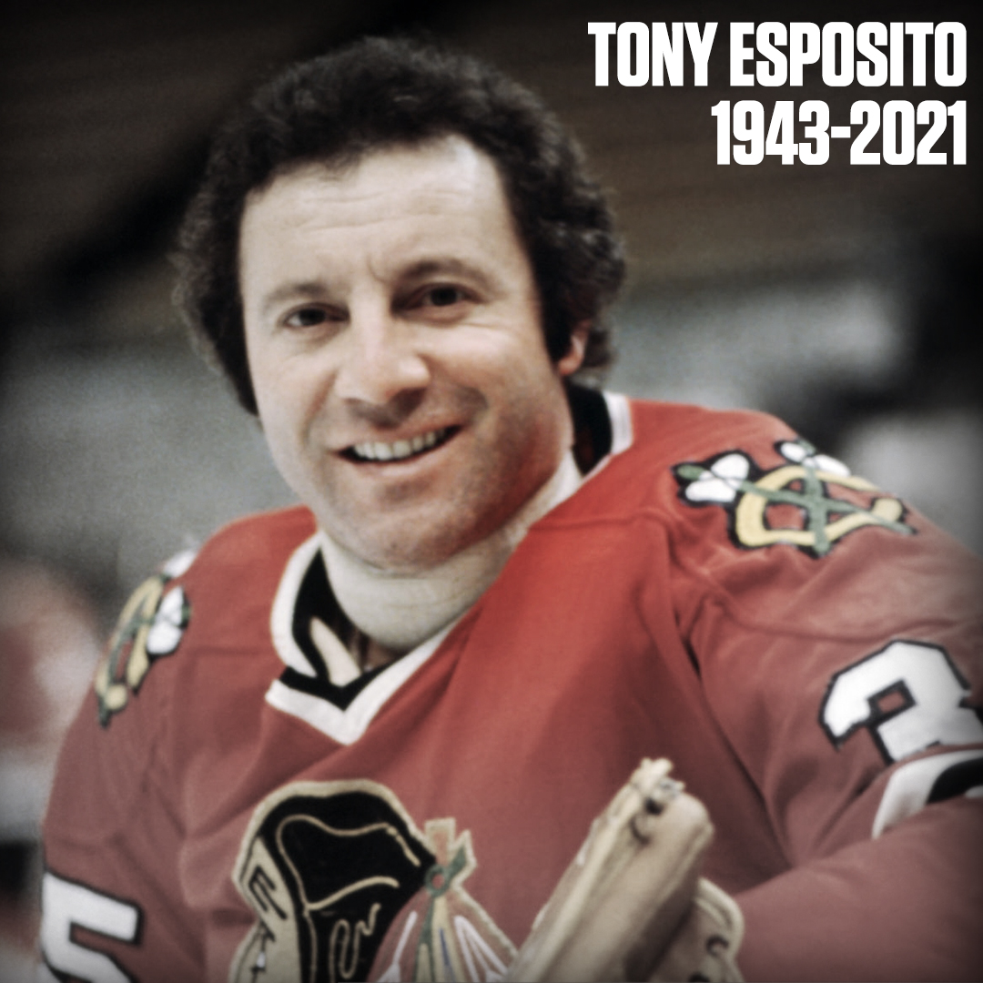Blackhawks Mourn Passing of Tony Esposito - SportsWave Broadcasting