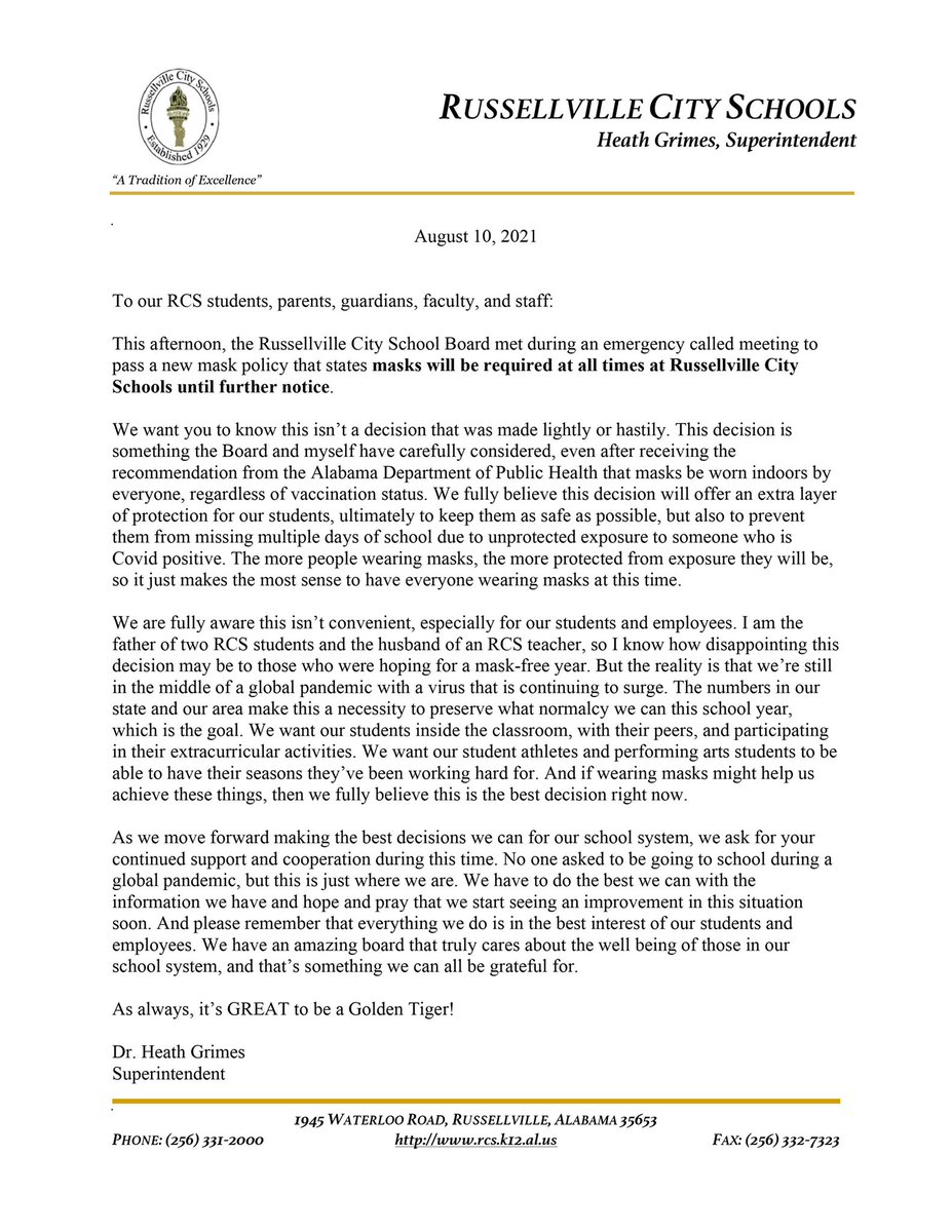 Russellville Schools tweet media