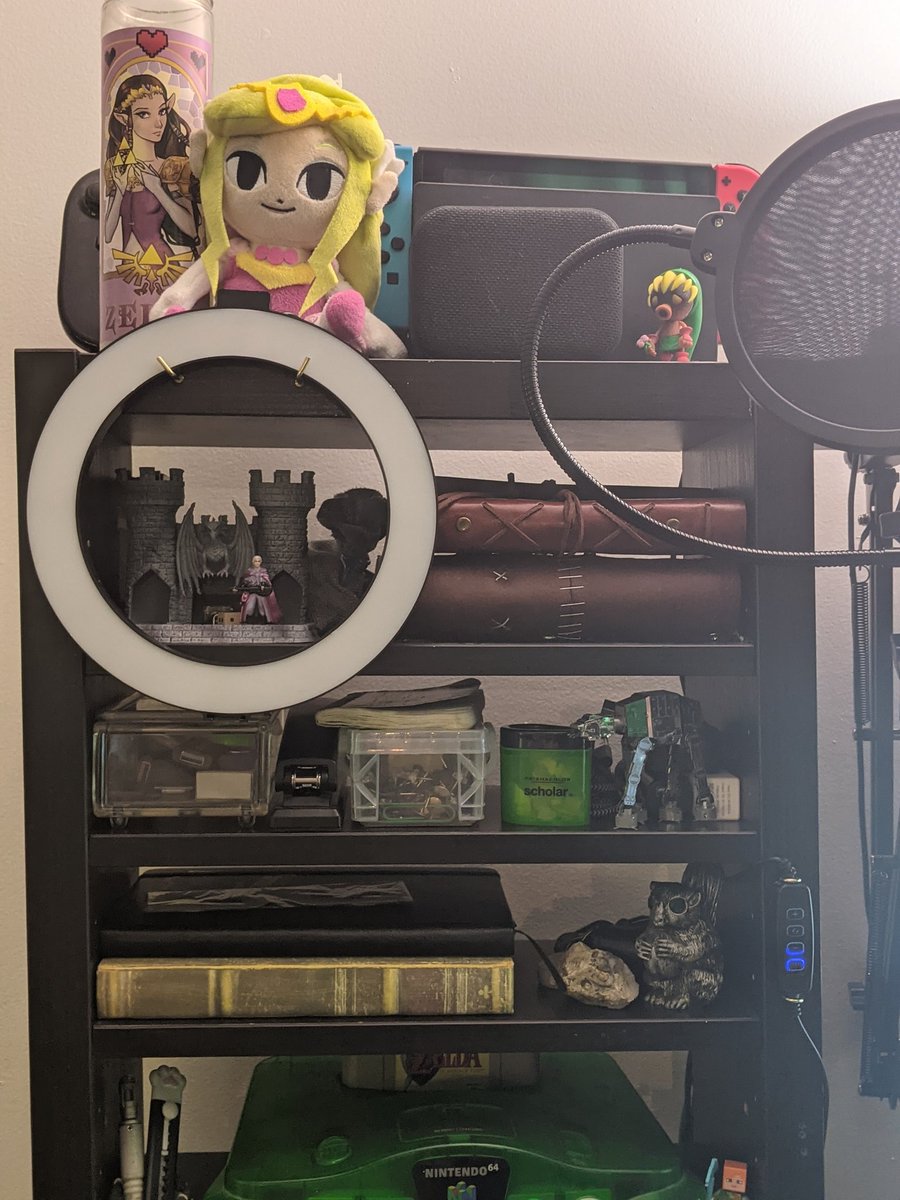 joystink's tweet photo. Pushing back the final Doki Doki steams to Thursday and Friday

I redid my desk with better cable management, and now OBS doesn't recognize any of my equipment 🥴🥲

But check out how good the battle station looks now!!
I can probably keep it this clean until ur dad comes over https://t.co/FbNFtNYfUr