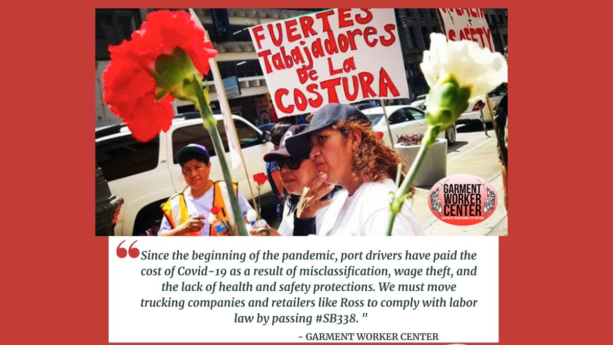 OurPortLA's tweet photo. Shout out to the @GarmentWorkerLA for endorsing our port legislative efforts. We are grateful for your partnership! #ourpeopleourport #SB338 🚛✊🏽 https://t.co/McjIQbUL2o