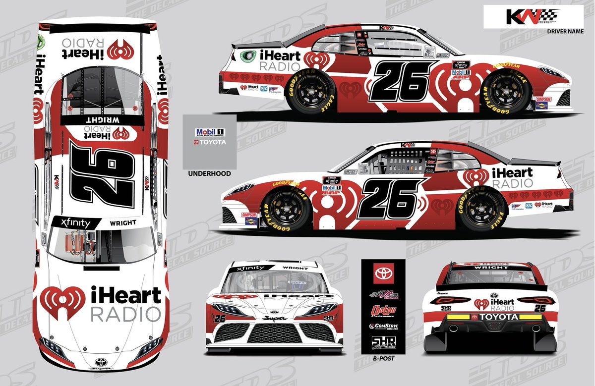 Low Teams Motorsports on Twitter Kris Wrights iHeartRadio #26 for the IMS RC r/NASCAR