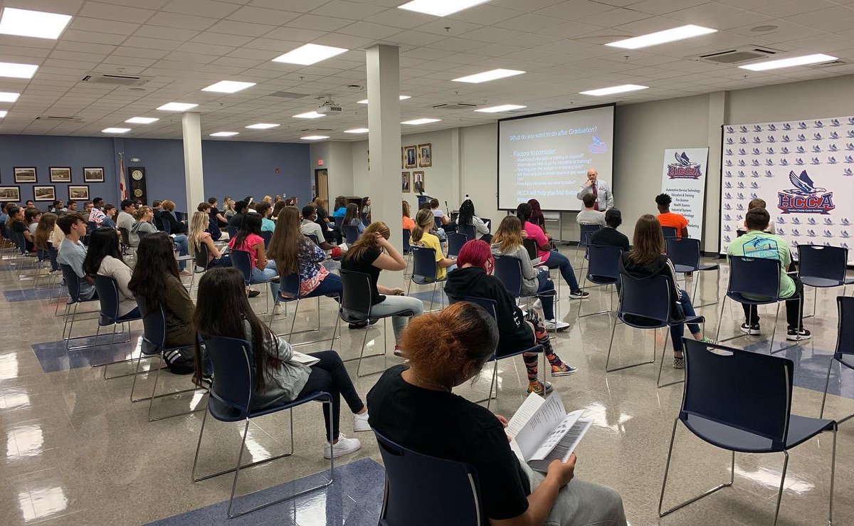 HCCAdothan's tweet photo. It’s been a great first week at HCCA! Students have already learned so much from simulated workplace to packing wheel bearings with grease by hand. It’s going to be a great year watching these students become college and career ready! #SoarinCTE https://t.co/RgspebPAUo