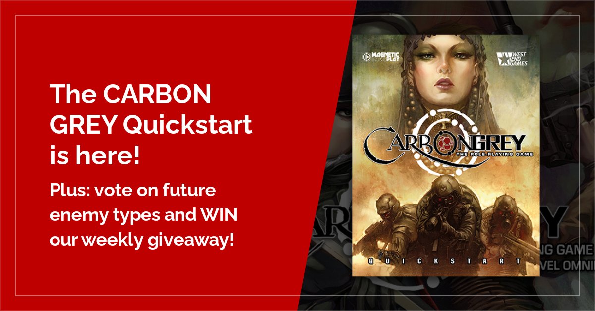 CARBON GREY: The Role-playing Game and Omnibus by Magnetic Press Play —  Kickstarter