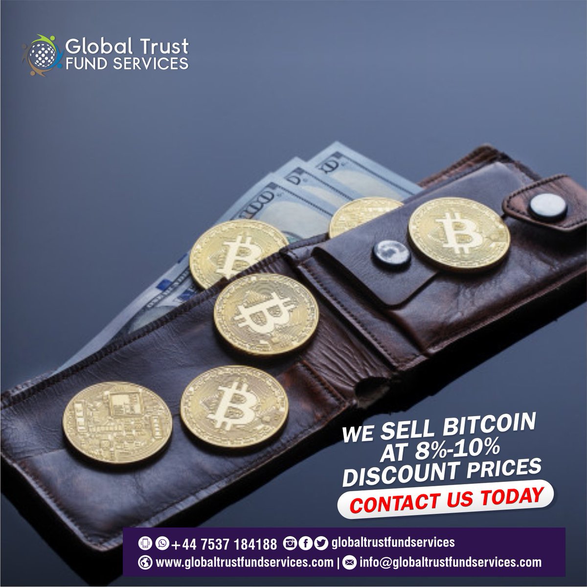 BlockchainElite's tweet photo. We currently having a worldwide sales mined bitcoin selling at -8% to -10% discount price contact us today. https://t.co/g3KKNe2UEB