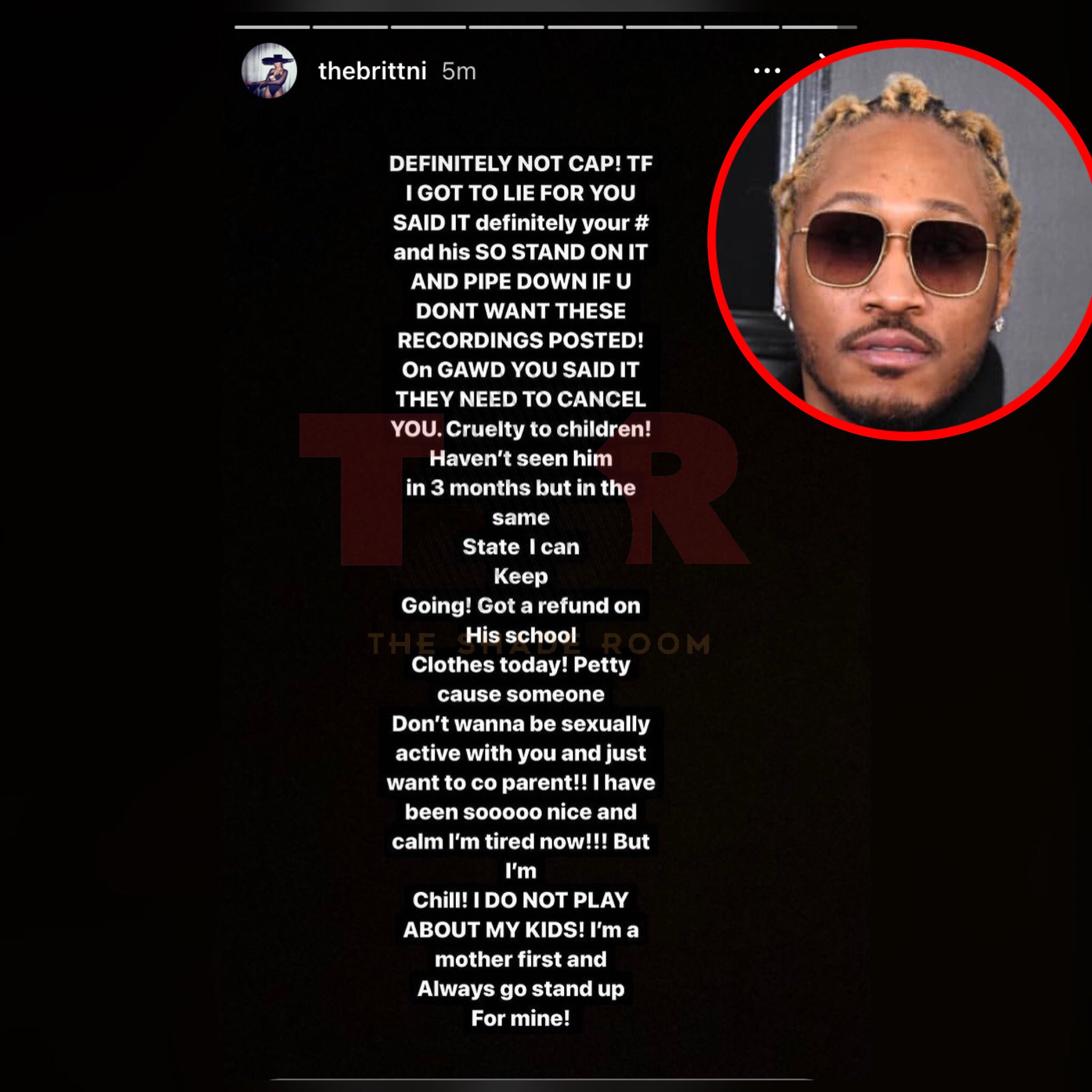 TheShadeRoom on X: "Future and the mother of his son, Brittni Mealy,  continue with the war of words. 👀 https://t.co/xyqC6HuQKL" / X