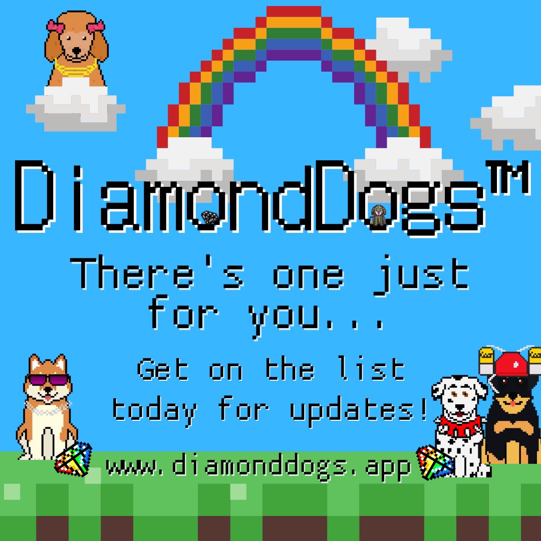 DiamondDogsNFT's tweet photo. #nft @TheBinanceNFT @jakepaul @LoganPaul launch is almost here!! 8.16.21! Keep an eye out for more drop info https://t.co/hK1grbKBTf